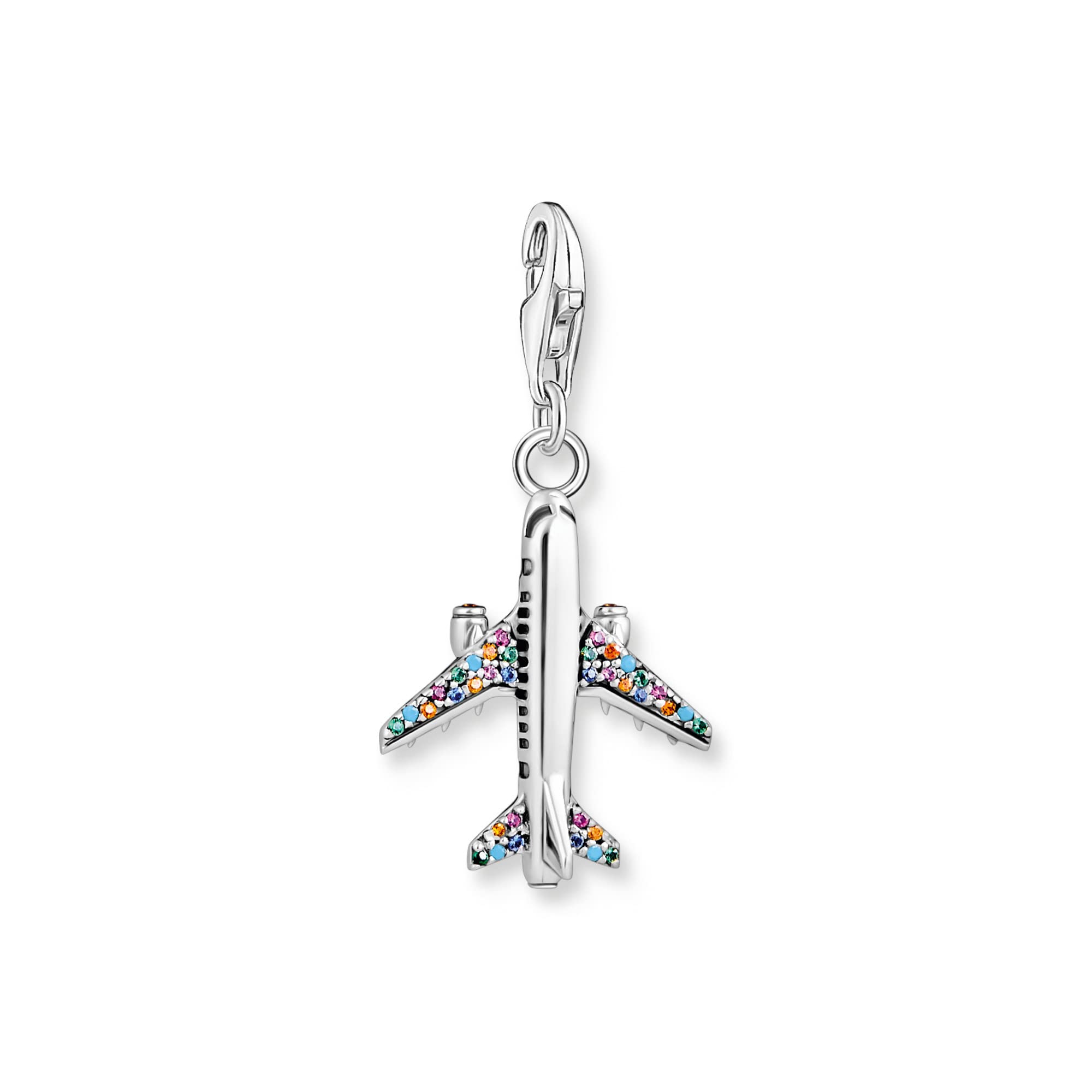 Thomas Sabo 1914-342-7 Aeroplane Charm | Sterling Silver | Jewellery