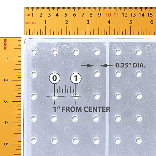Azar Displays 900944-CLR The Ultimate DIY Multi-Purpose 24-Piece Pegboard Wall Organizer Kit with Two Panels and Accessory Assortment: Hooks, Divider Bin, Headband Holder, Cylinder, and Cups. by Azar Displays - Image 3