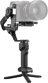 ZHIYUN Crane 4 [Official] 3 Axis Stabilizer for DSLR and Mirrorless Cameras Canon/Sony/Panasonic/Nikon/Fujifilm with Fill Light, Bluetooth Sutter Control, Fast Charging PD 1H50Min