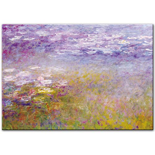 Peintures Monet Nénuphar impressionniste art mural salon 70x100cm toile