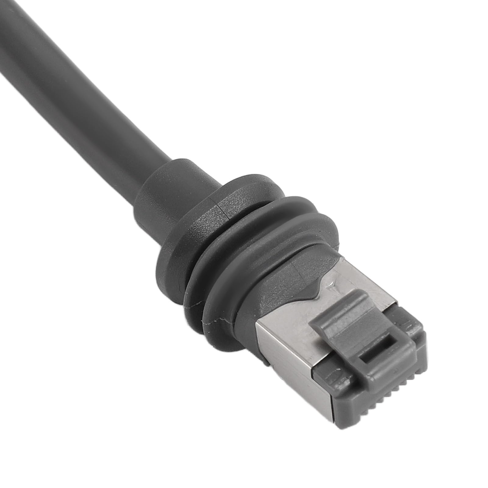 Cable de Transmisión de Datos Suave para Protección de Señal Mejorada, Velocidad de 1200 Mbps para Gen3, Elegante Extensión de Cable Satelital Impermeable Gris, Instalación en Exteriores (#4)