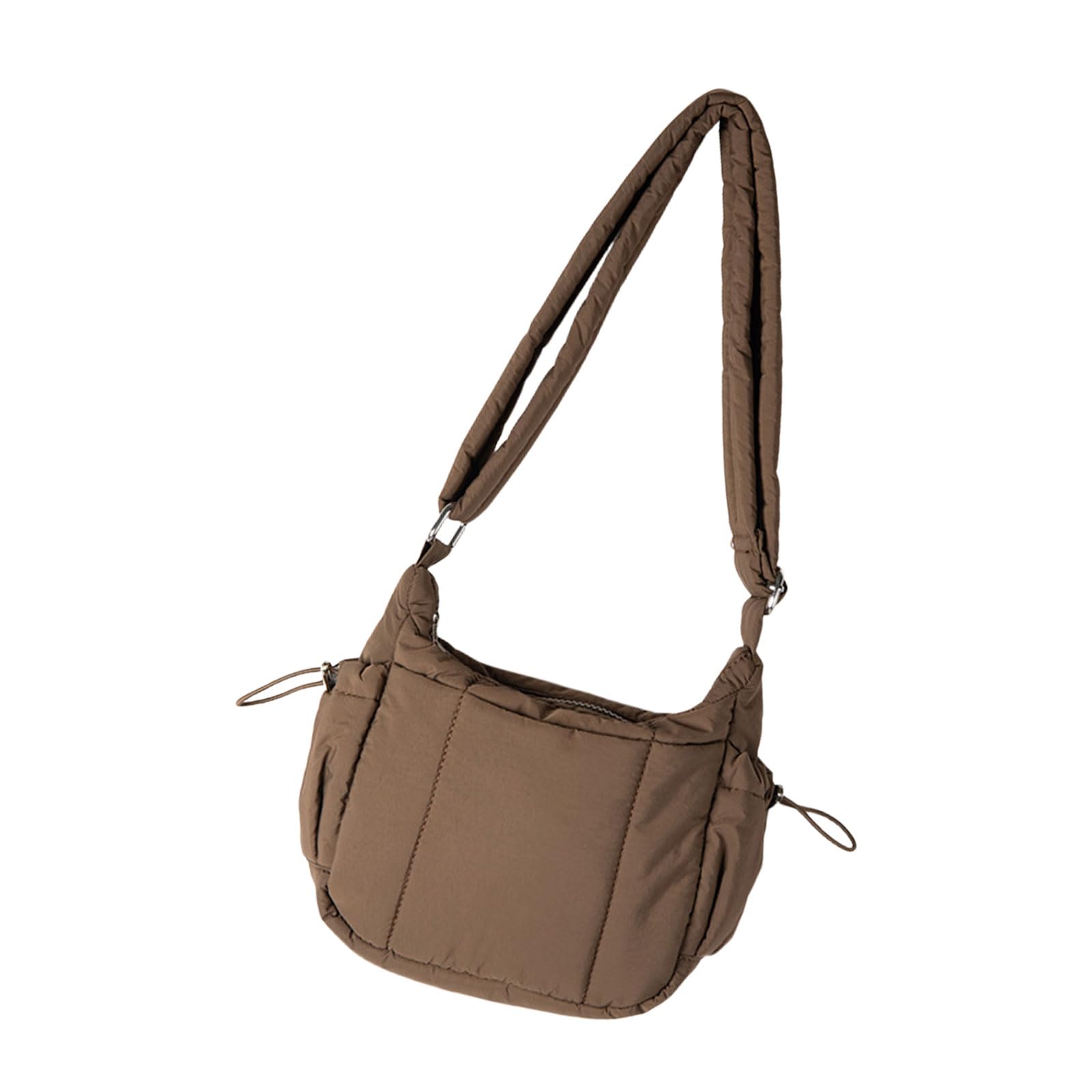 Bolso de hombro acolchado para mujer, hombro con amplio