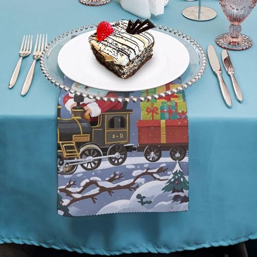 Servilletas de Tela Santa's Train 47.5x47.5 cm 1 unidad miniatura 4