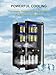 Beverage Refrigerator Cooler Mini Fridge Glass Door 100Can Beer Fridge Beverage Cooler Drinks Wines Juice Soda Adjustable Shelves Blue LED Lights Temp Control for Home Office Dorm 3.2 Cu. Ft