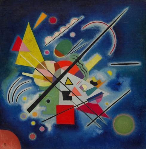 Cuadro de pintura al óleo clásica Kandinsky con impresión de alta fidelidad 60x90cm