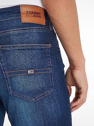 Tommy Jeans Jeans Uomo Elasticizzati, Blu (Aspen