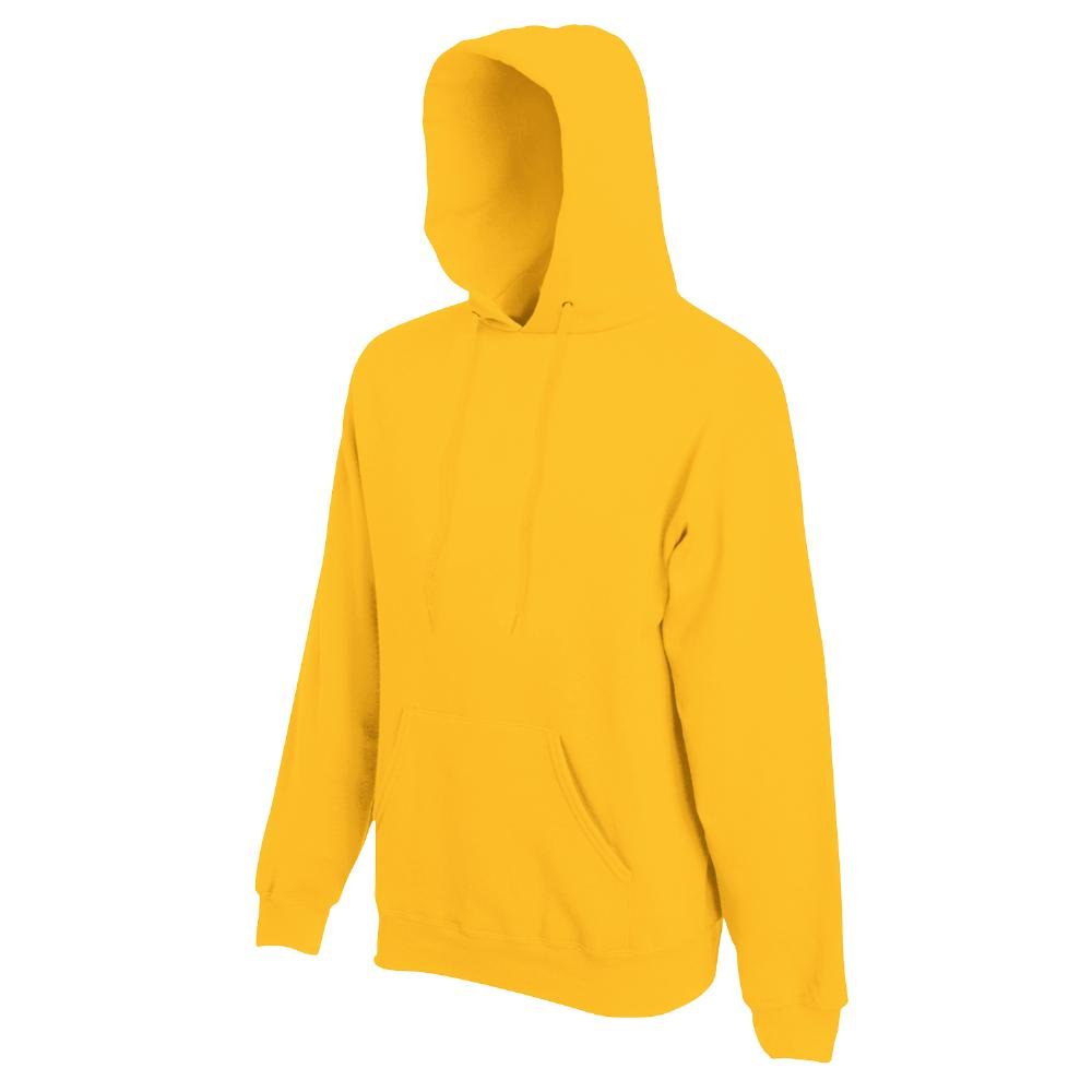 Fruit of the Loom Mens Hooded Sweatshirt/Hoodie (2XL) (Sunflower)