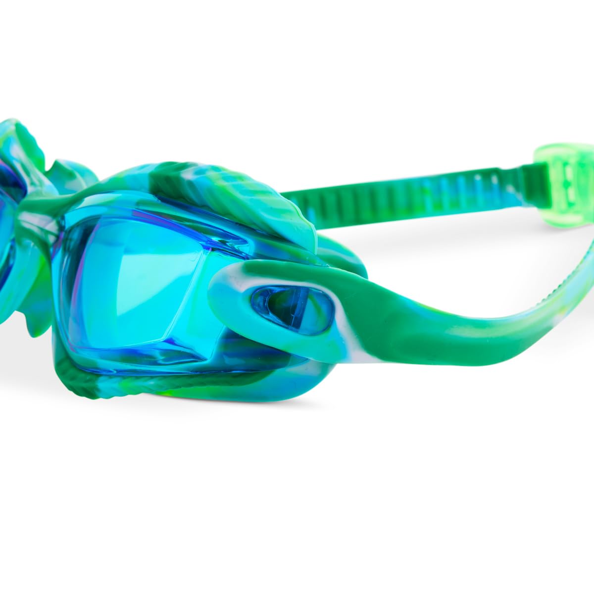 Bling2o Kinder-Schwimmbrille – Explore – Blauer Spritzschutz – 6+ Jahre UV-Schutz, Anti-Beschlag, latexfrei