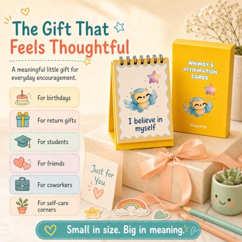 Image of Affirmation Flip Deck, 31 Daily Positive Cards with Stand