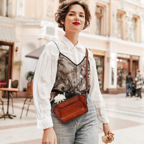 HESHE Genuine Leather Purses for Women Designer Crossbody Bags Small Shoulder Handbag Lightweight Satchel Purse for Everyday2