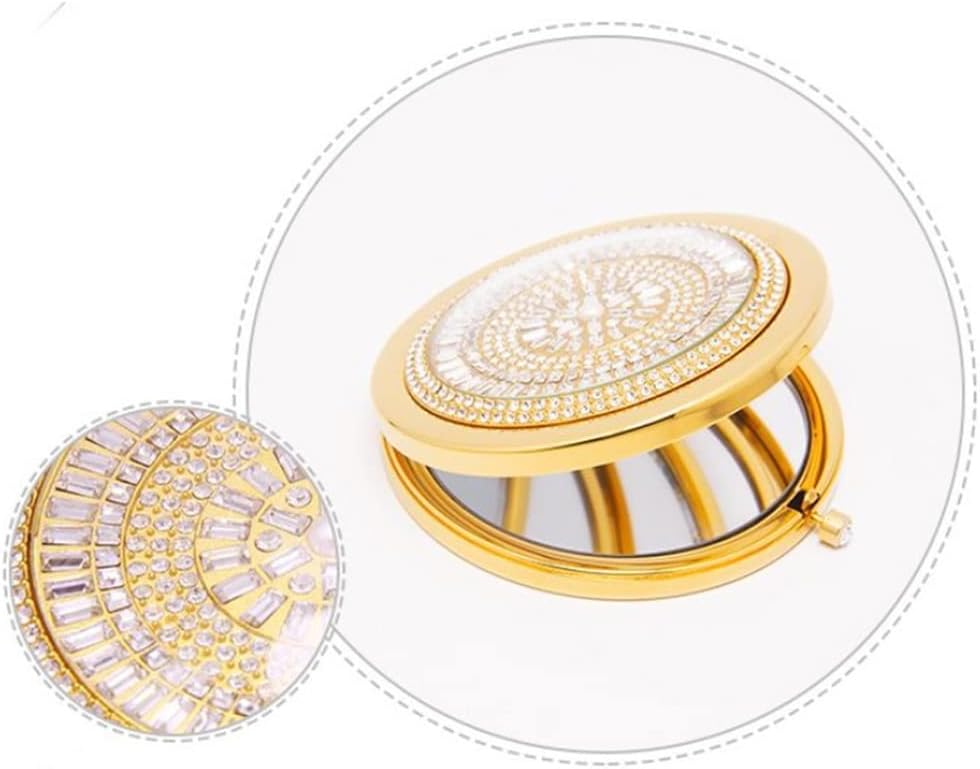 Small Portable Vanity Folding Double-Sided Princess Metal Gift image 3