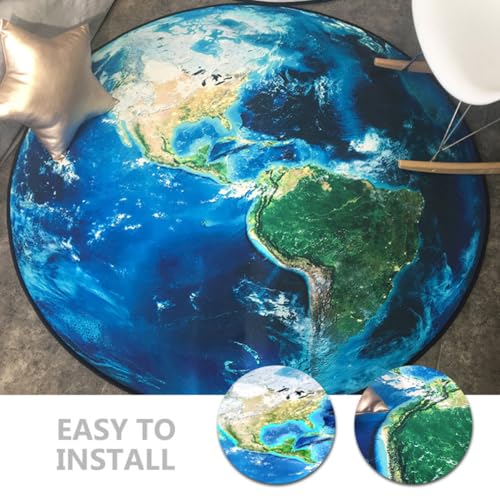 Alfombrilla de suelo resistente al desgaste de 100 cm con base antideslizante para silla 8
