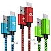 Produktbild Gritin Micro USB Kabel, [3 Pack 1M+1.5M+2M] Nylon Micro USB Ladekabel Schnellladekabel Stabil & Beständig für Android Smartphones, Galaxy, HTC, Sony, Nexus und mehr