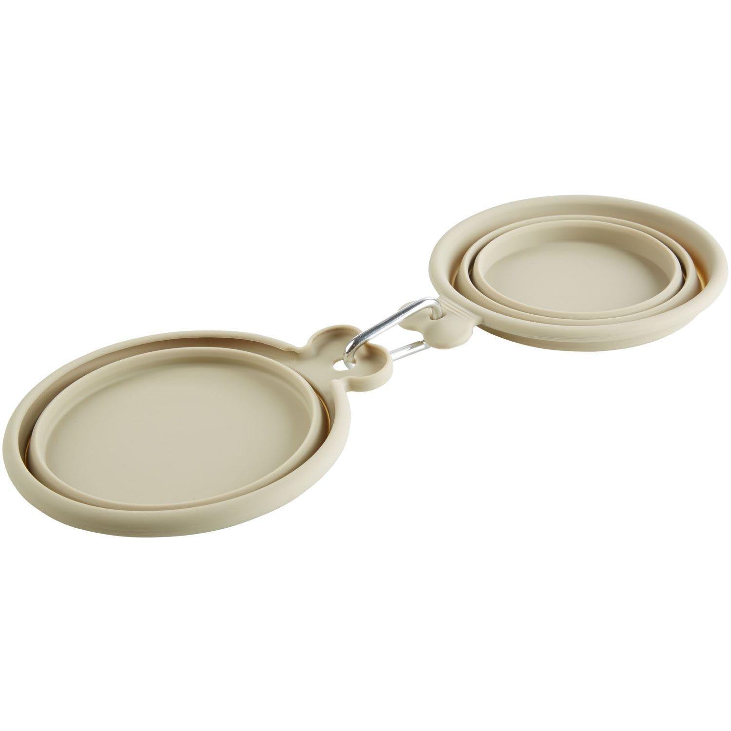 HUNTER Silicone Travel Bowl List, 350 ml, Tan, Pack of 2