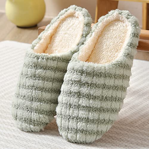 Slippers For Women Indoor, Women's Fuzzy Slip-On Memory Foam House Slipper Warm Cozy Lightweight Comfy House Shoes2