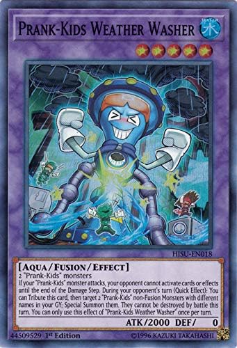 Yu-Gi-Oh! - Prank-Kids Weather Washer - HISU-EN018 - Invocadores ocultos - 1ª edición - Super Rare
