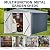8X12FT Outdoor Metal Storage Shed, Lockable Weatherproof Garden Shed for Tools & Equipment, Durable Galvanized Steel with Sloping Roof & Ventilation, Ideal for Backyard, Patio & Garage Storage, Grey