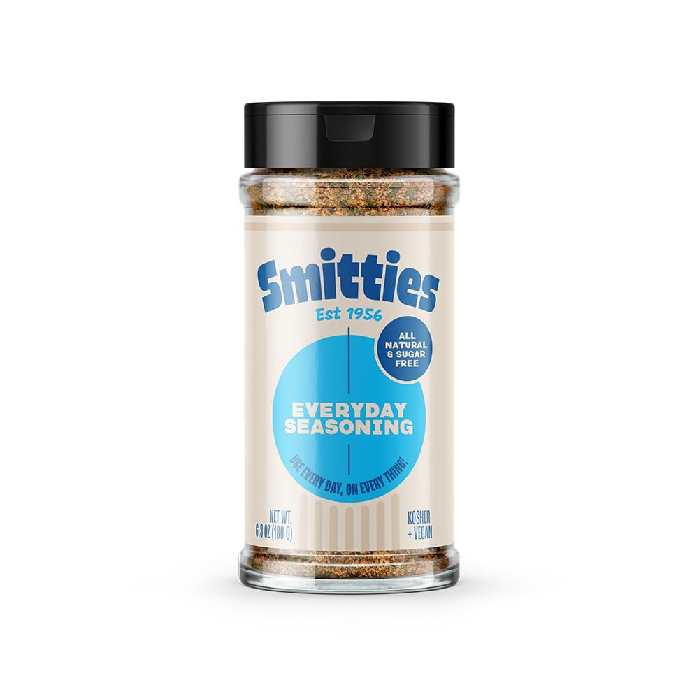 Smitties Everyday Seasoning All Purpose Blend with No Sugar and No Fillers - Gluten Free Spices and Seasonings for Chicken Steak Fish and Vegetables -