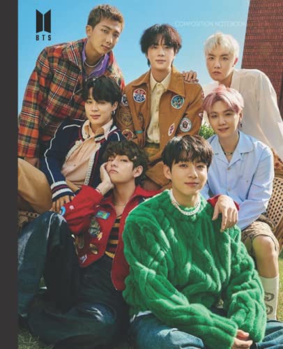 BTS Notebook: BTS Composition Notebook | BTS Journal | Kpop Notebooks | Kpop Journal | K pop Book | Bts Notebook Kpop | College Ruled 7.5 x 9.25 inches 100 Pages | Perfect Gift For BTS Army Fans