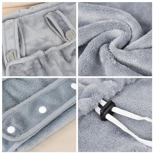 BommFu Katzen Tragetasche | Katzen Trageschürze | Weiche Tragetasche Für Haustiere Zur Begleitung - Atmungsaktive Katzentrageschürze - Katzenschlafsack Für Kleine Hunde Und – Bild 7