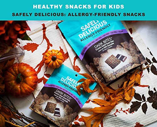 image for Safely Delicious 5 Pack Allergen-Free Dark Chocolate Bites (1oz.) All-