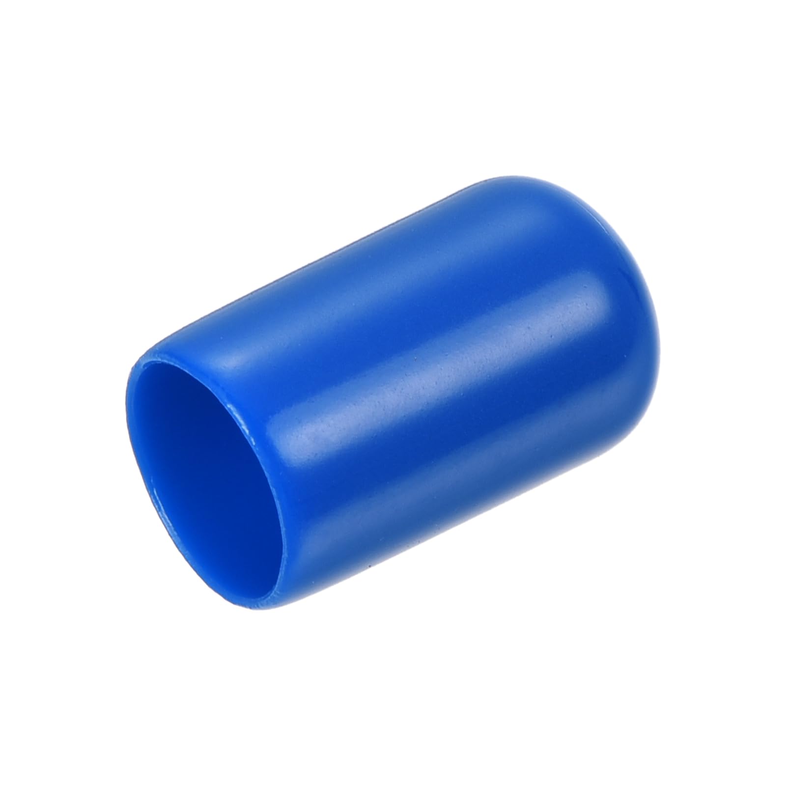 uxcell 20pcs Rubber End Caps 9mm ID Vinyl PVC Round Tube Bolt Cap Cover Screw Thread Protectors Blue