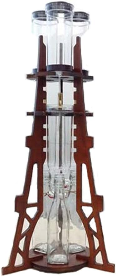 Dutch Q Cold Brew Coffee Iced Coffee Maker Wooden Eiffel Tower Home Hand Drip Dutch Machine & Free Gift (Key Ring)