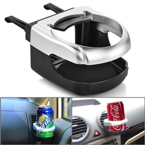 Portavasos Clip-on Negro Plateado para Auto y Camión miniatura 2