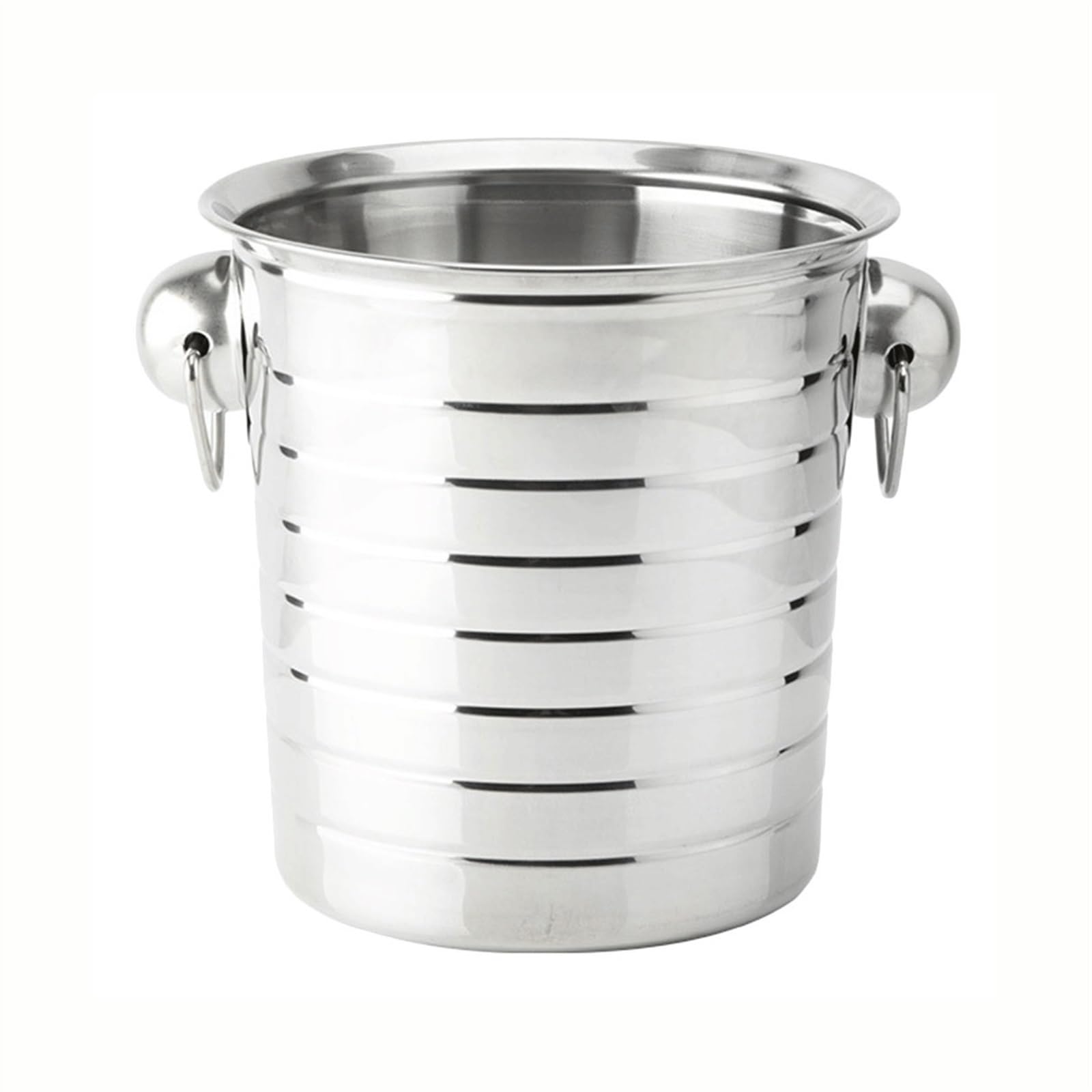 Cubitera/Enfriador Cubo de hielo de acero inoxidable, congelador portátil, KTV, fiesta, champán, botella de bebida, refrigeración resistente, 1 unidad, Enfriador de botellas de vino Cubiteras Botellas