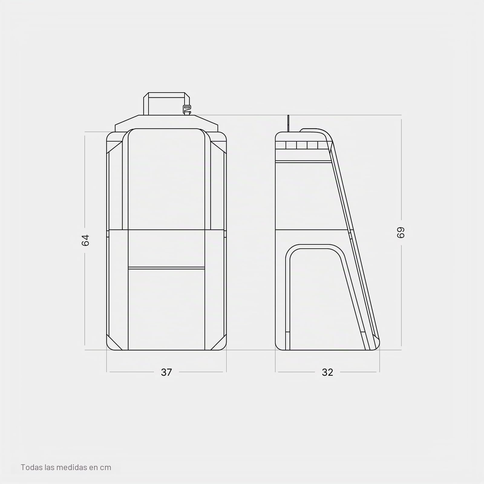 qeedo Freedom Car Organizer M - Organizador de Asiento Trasero de Coche
