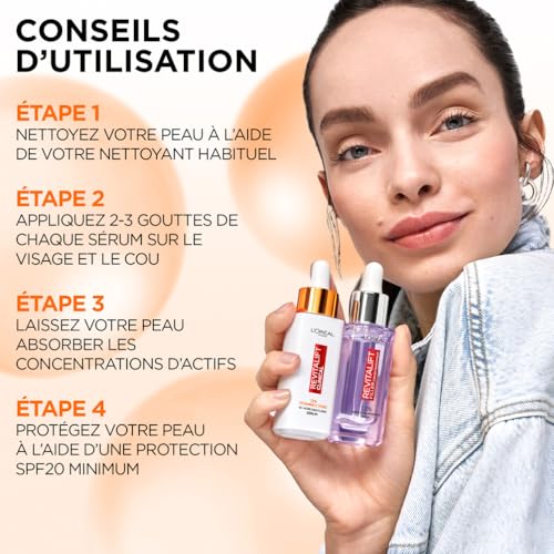 'oréal Paris Sérum Revitalift Filler Anti Rides Acide Hyaluronique 30ml + Sérum 12% Vitamine C Pure 30ml - vue 7