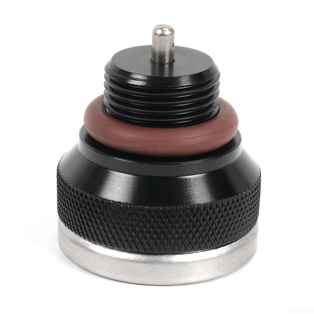 Motorradöl-Temperaturanzeige, Motorrad-Motorölkappen-Tank-Temperaturanzeige mit klarer 0–200 ℃ Anzeige, Modifikation, Zubehörteile (schwarz M30 x 1,5)