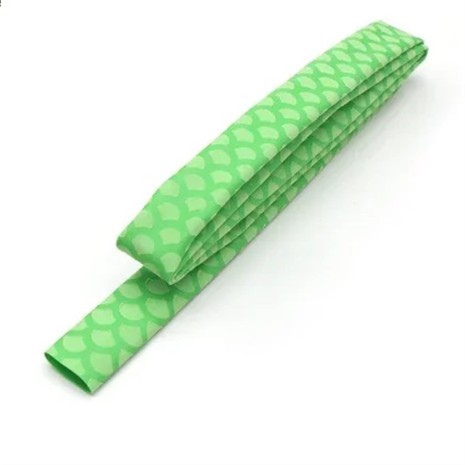 Guaina termorestringente antiscivolo per canne da pesca, antiscivolo, termorestringente, per impugnatura della bicicletta, copertura isolante per impugnatura per canne da pesca (verde x 1 m, diametro