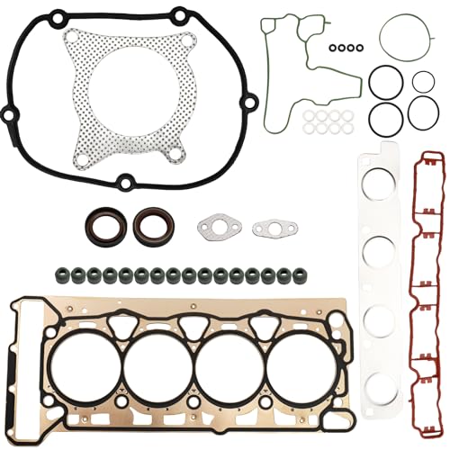 Image of BRTEC Cylinder Head Gasket Set Compatible with Audi A4 A3 A5 A6 Q5 Quattro 2008 2009 2010 2011; Volkswagen Passat GTI Jetta Beetle CC Eos Tiguan 2010-2015
