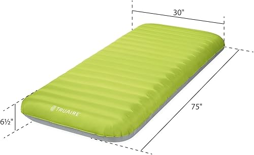 Miniatura 4 de Intex 64097EP TruAire Alfombra de camping de lujo colchoneta inflable para dormir Uso al aire libre duradera Resistente a pinchazos Incluye bomba