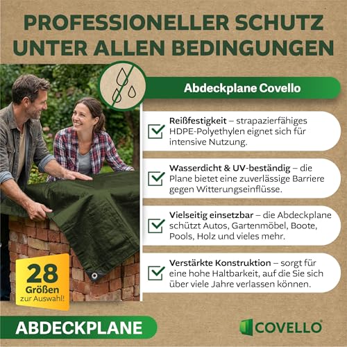 Bâche polyéthylène 4m x 3m 180g/m² avec œillets Professional Line - 3