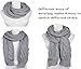 Aonal Womens Winter Scarf Cold Weather Thick Warm Cable Knit Wraps Chunky Large Soft Long Scarves,Light Grey
