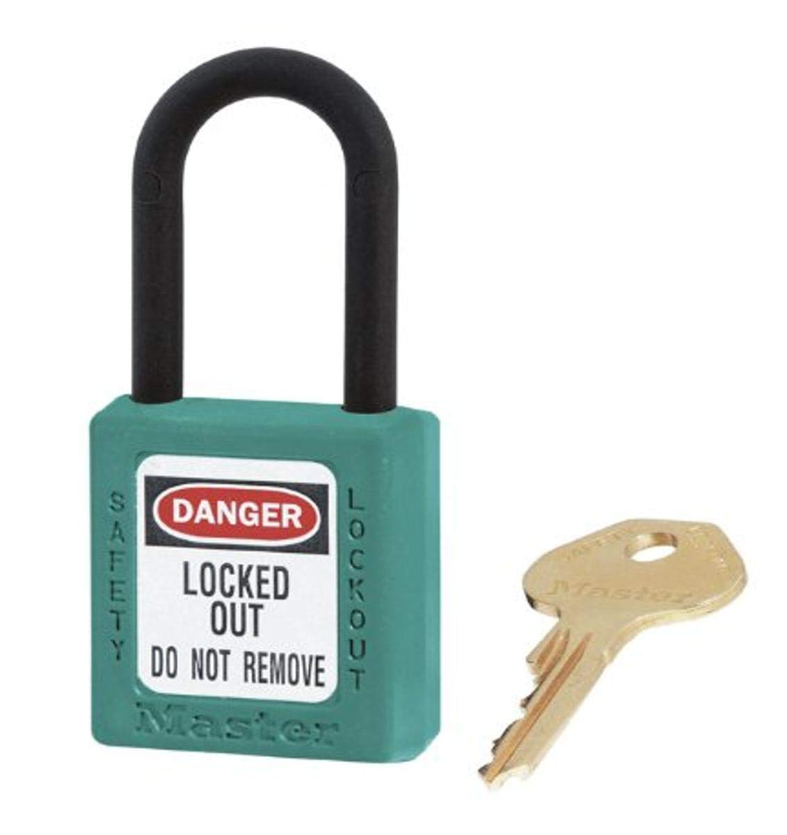 Master Lock 406TEAL Lockout Tagout Safety Padlock with Key