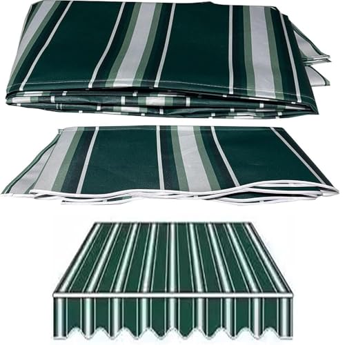 Toile de rechange auvent extérieur imperméable 5x3,5 m résistant UV terrasse