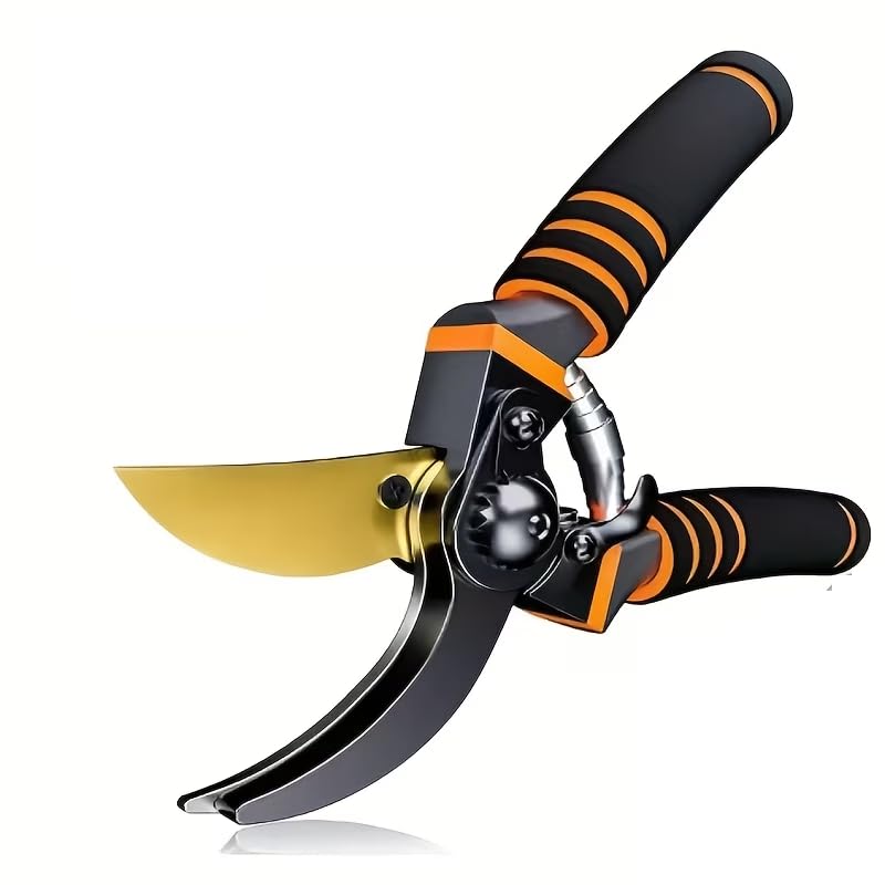 Image of Daccfy 8 Inch Gardening Scissors -Pack of 1 | Plants Scissor | Garden Shear Tree Branch Pruner | Gardening Cutter Tool | Plant Cutter for Home Garden | Wood Branch Trimmer