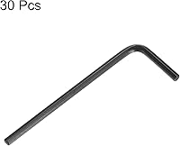 Vista 3 de HARFINGTON 30pcs Llave hexagonal 0.098 in métrica CR-V L en forma de cabeza hexagonal herramienta de reparación