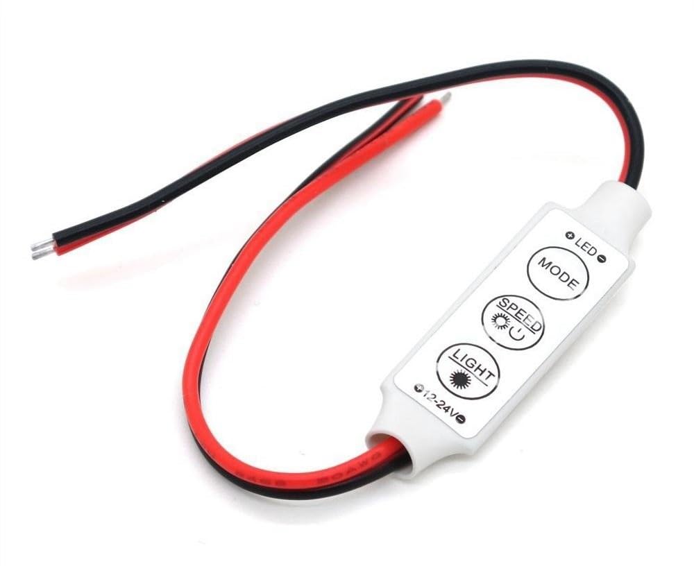 sme 1 pics 3 keys 12v-24v single led strip dimmer controller