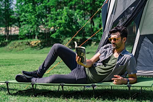 EVER-ADVANCED-Folding-Camping-Cot-for-Adults-Compact-Sleeping-Cots-with-Carry-Bag-Portable-Heavy-Duty-Foldable-Camp-Bed-for-Outdoor-Travel-Green
