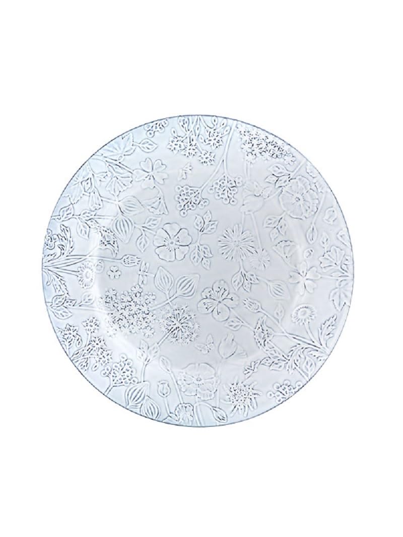 Bordallo Pinheiro Flora Charger Plate Antique White, Set of 2