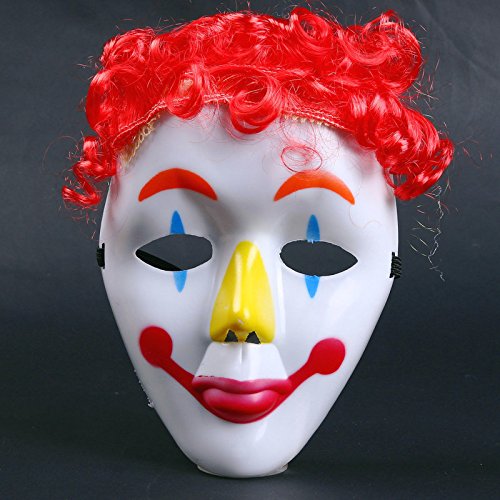Buy Toyshine Clown Face Party Mask, Set of 12 (White) Online at