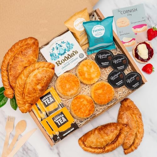 Cornish Hampers & Gifts Afternoon Pasty Cream Tea Hamper For 4 – ...