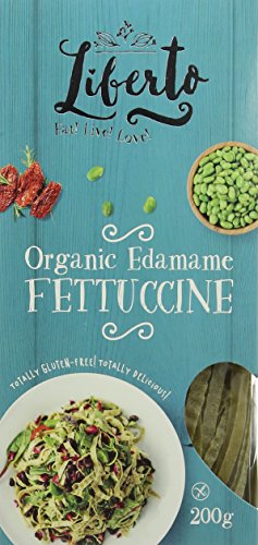 Liberto Organic Edamame Fettuccine 200 g (Pack of 6)