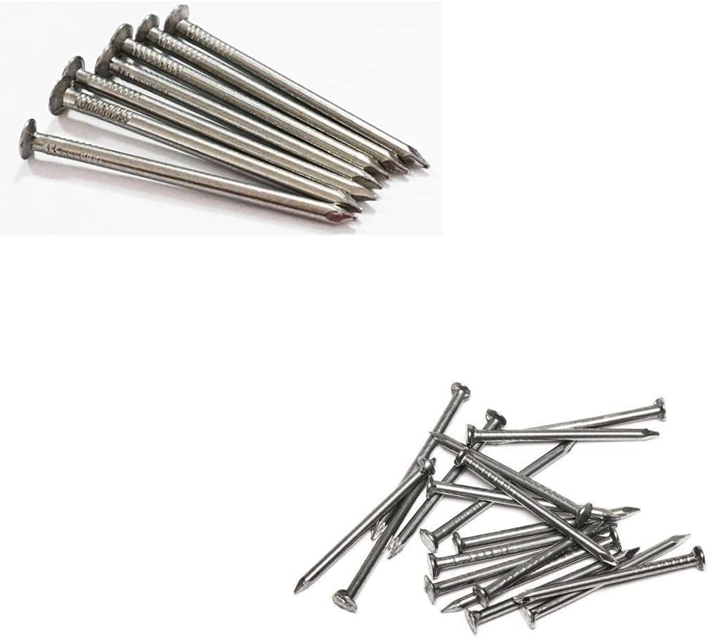 SISI UK® 20 x Premium Hardened Ribbed Concrete Hard Wall Masonry Nail 75mm Heavy Duty Roof Felt Tacks for Wood Outdoor and Securing Shed Roofing