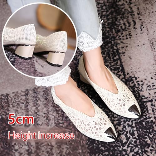 lilaBelle]Summer Women's High Heels, 【Pointed Toe】 Design with 【Hollow Flower Patterns】 and s, Perfect for Daily Life4