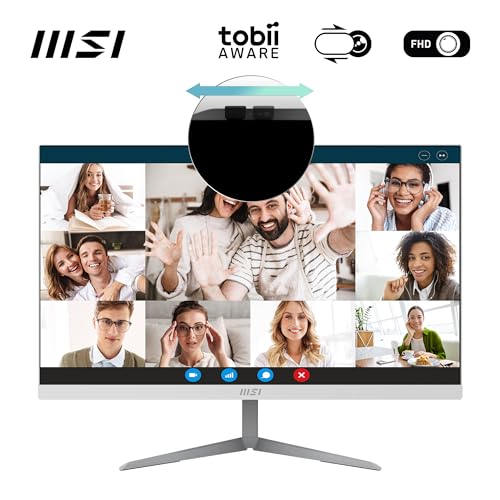 MSI Modern AM242 12M-644IT All In One, 23,8 Zoll IPS, 1920 x 1080 (FHD), CPU Intel Core i5-1235U, RAM 8 GB, SDD (512 GB), Non-Touch, Windows 11 Home, weiß